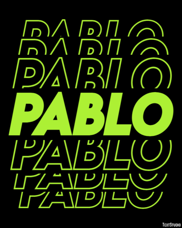 Pablo Effet de Texte