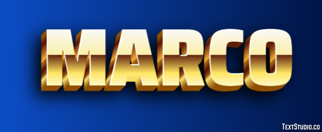 Marco Text effect