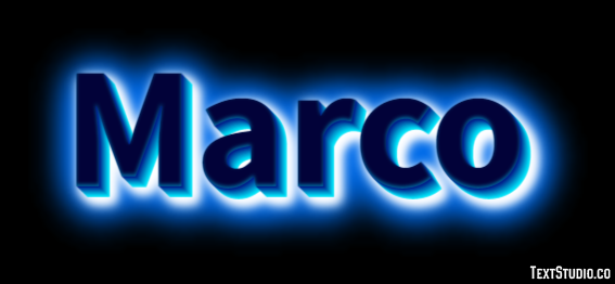 Marco Efecto de Texto