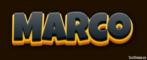 Marco Text effect