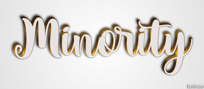 Minority Text Effect