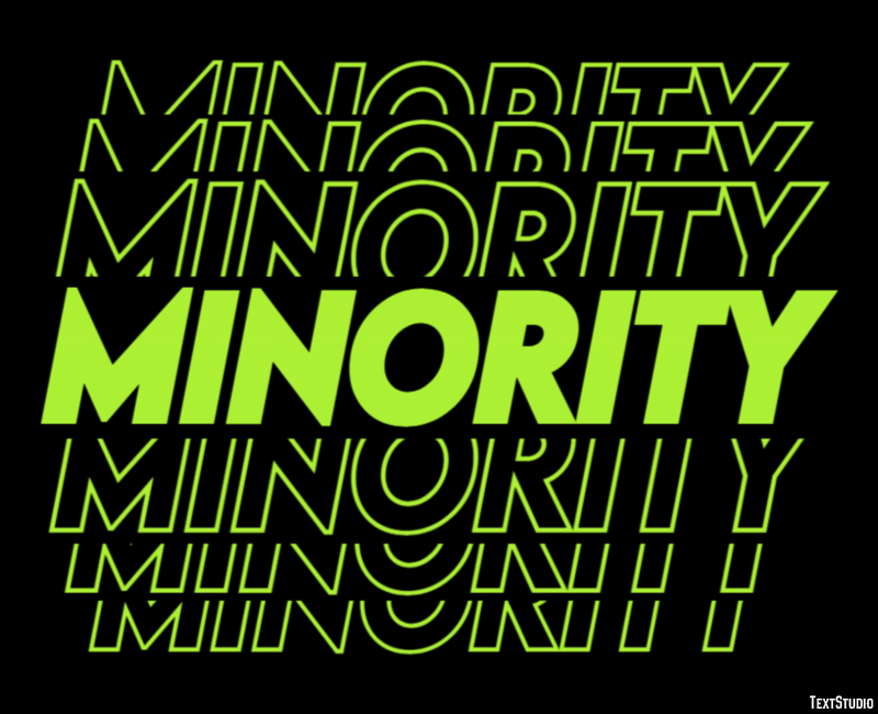 Minority テキスト効果