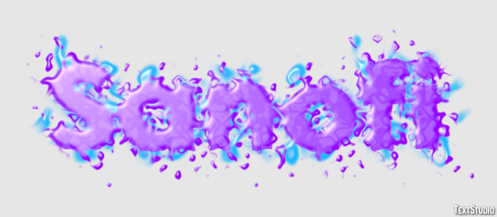 Sanofi Text Effect