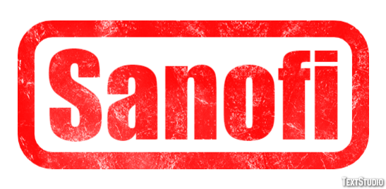 Sanofi Text Effect