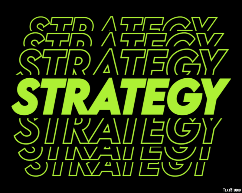 Strategy Texteffekt