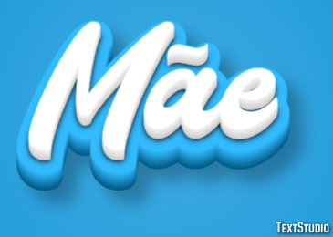 Mãe Efeito de texto