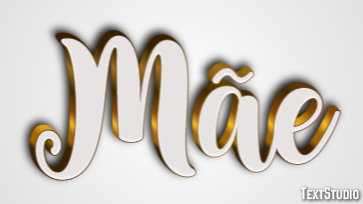 Mãe Efeito de texto