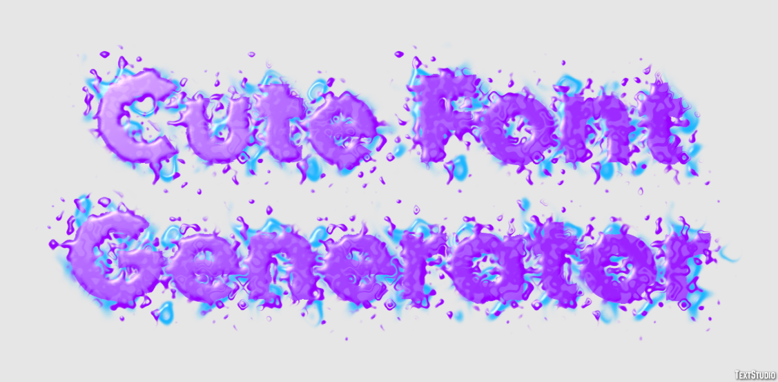 Cute Font Generator Effetto testo