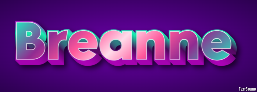 Breanne Text effect