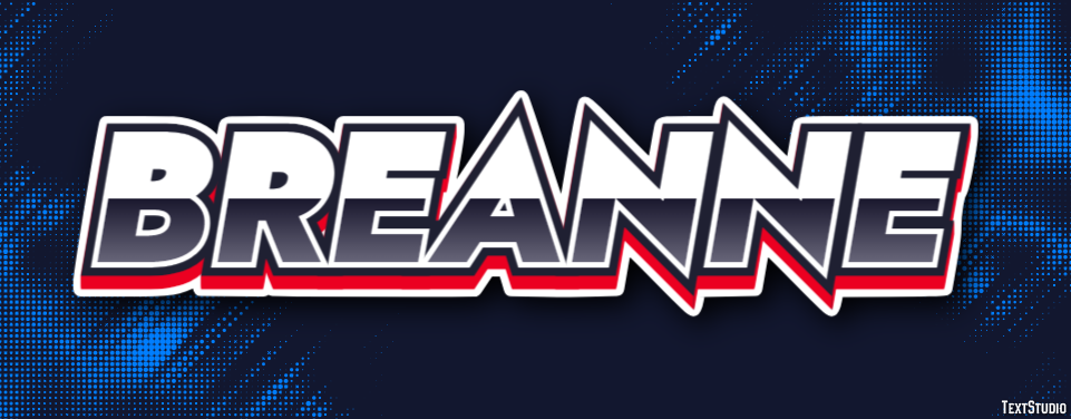 Breanne Text effect