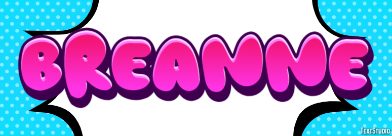 Breanne Text effect