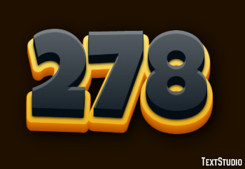 278 テキスト効果