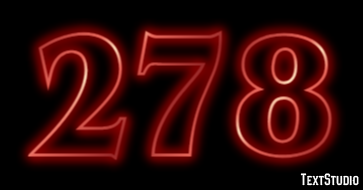 278 テキスト効果