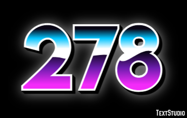278 テキスト効果