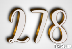 278 テキスト効果