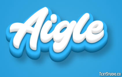 Aigle テキスト効果