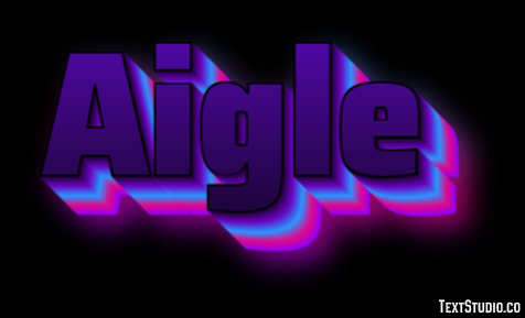 Aigle Efeito do texto