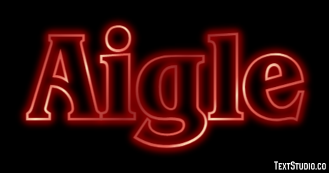 Aigle テキスト効果
