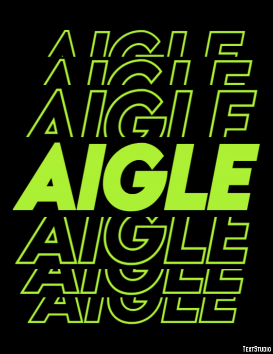 Aigle Efecto de Texto