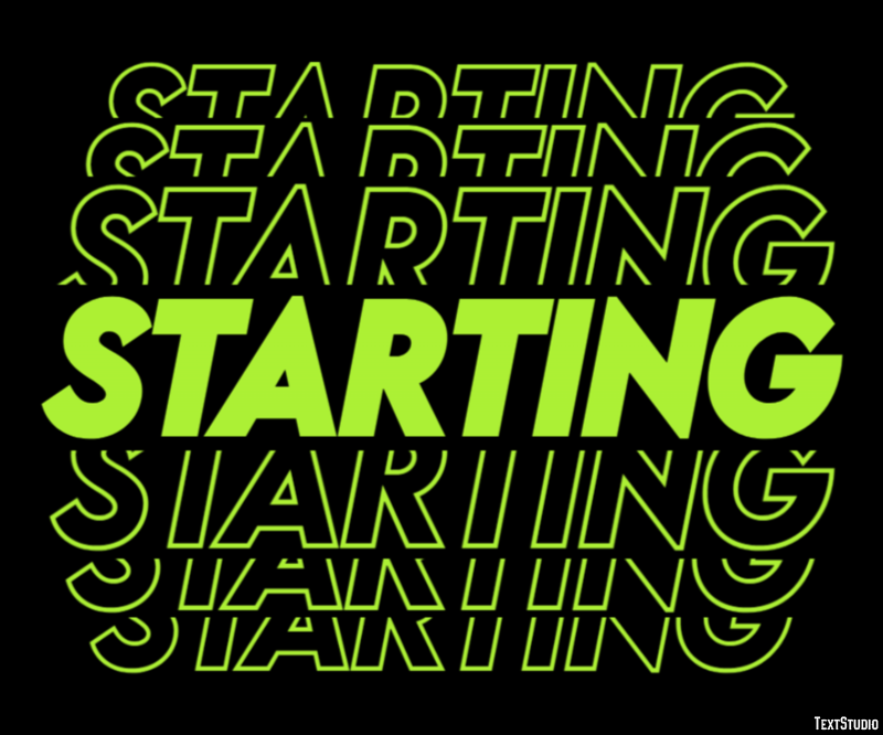 Starting Efecto de Texto