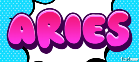 Aries Text effect