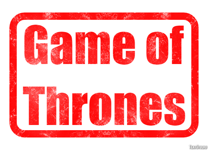 Game of Thrones Metin Efekti