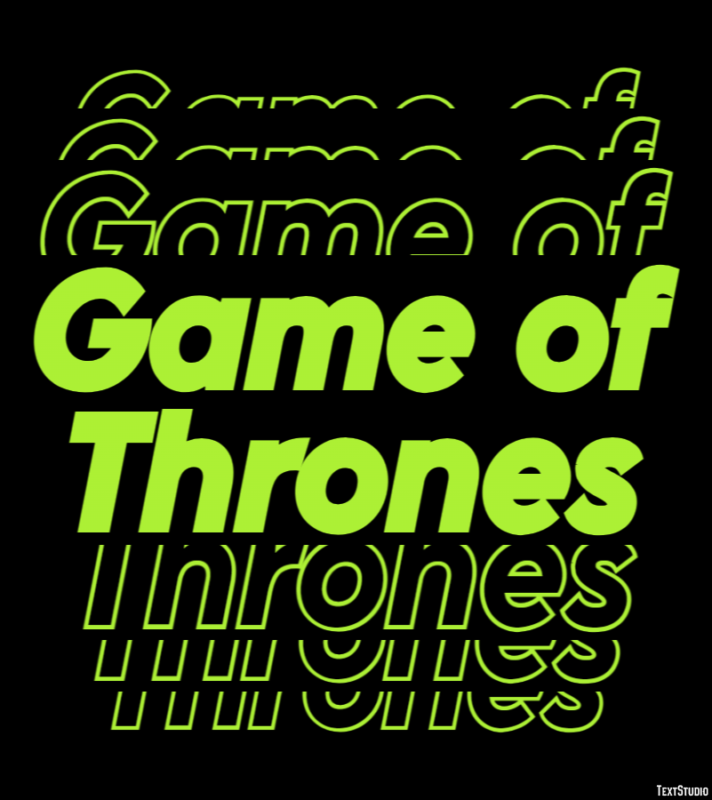 Game of Thrones Metin Efekti