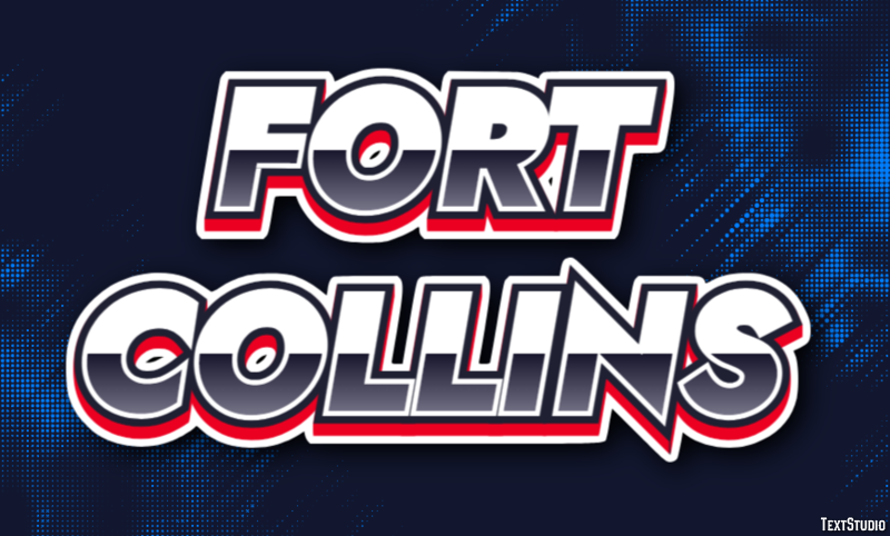 Fort Collins Effetto testo