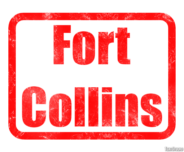 Fort Collins Effetto testo