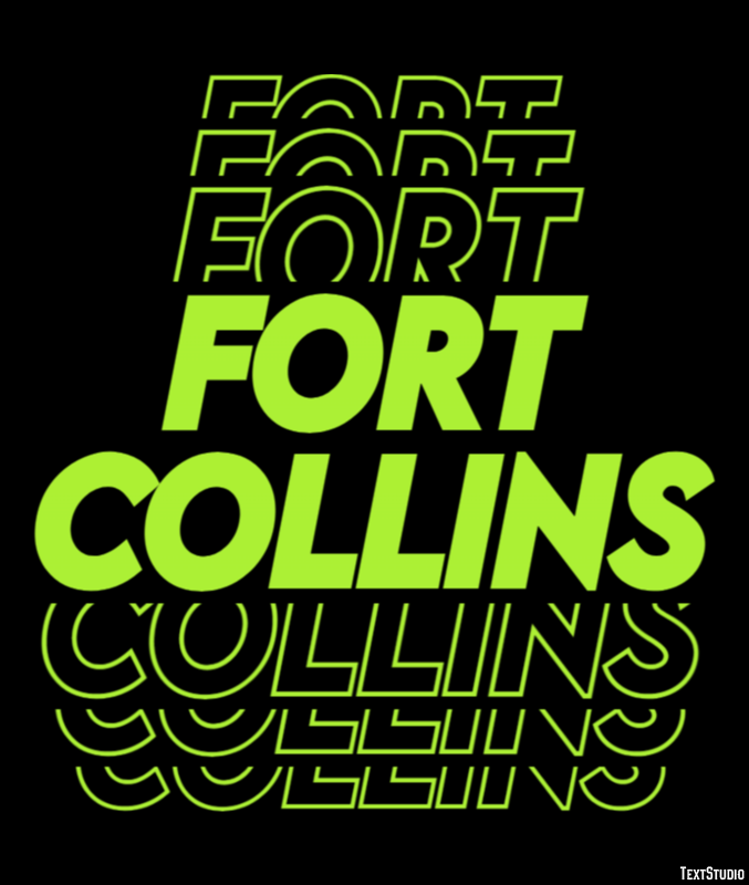 Fort Collins Effet de Texte