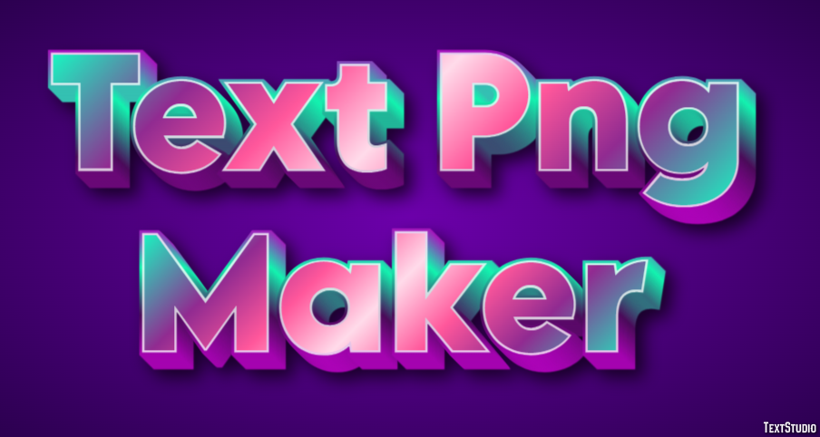 Text Png Maker Effetto testo