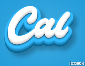 Cal Text effect