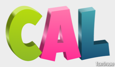 Cal Text effect