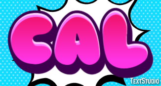 Cal Text Effect