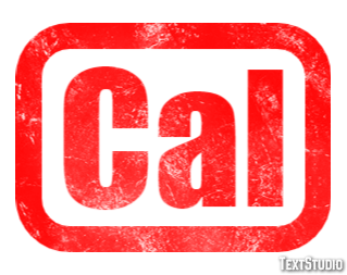 Cal Text effect