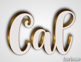 Cal Text Effect