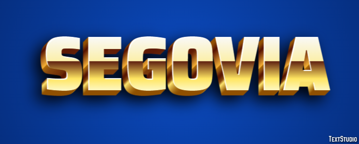 Segovia Efekt tekstowy