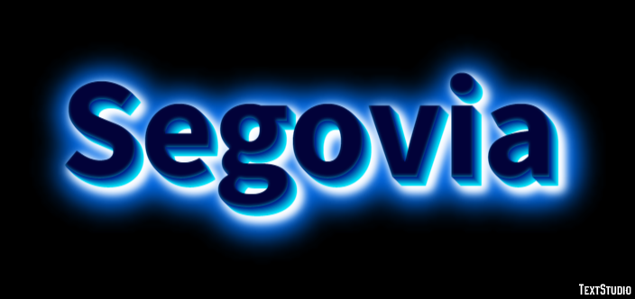 Segovia Efekt tekstowy