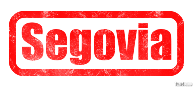 Segovia Efekt tekstowy