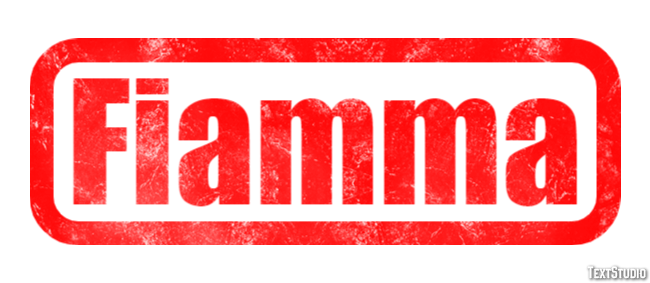 Fiamma Effetto testo
