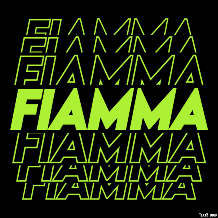 Fiamma Effetto testo