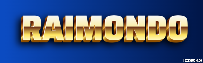Raimondo Effetto testo