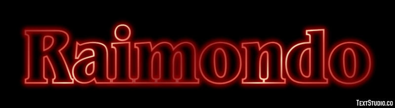 Raimondo Effetto testo