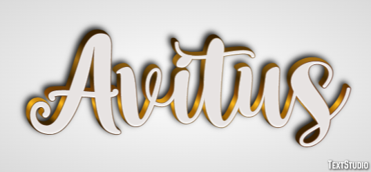 Avitus Text effect