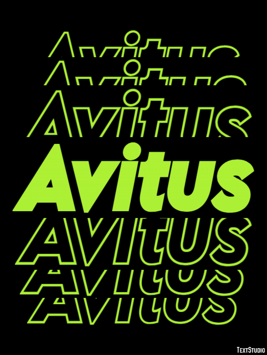 Avitus Text Effect