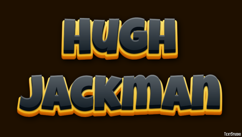 Hugh Jackman Efeito do texto
