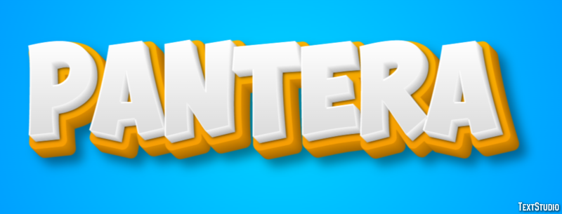 Pantera Texteffekt