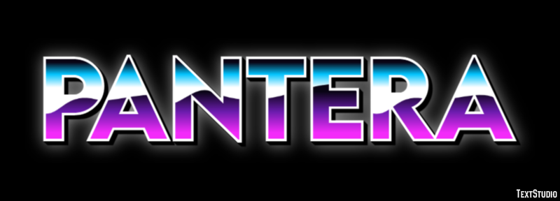 Pantera Efeito de texto