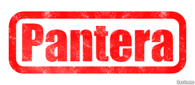 Pantera Efeito de texto
