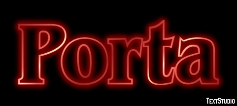 Porta Efekt tekstowy